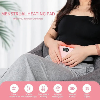 Smart Heating Belt for Period & Back Pain – وسادة حرارية ذكية لتخفيف آلام الدورة والظهر